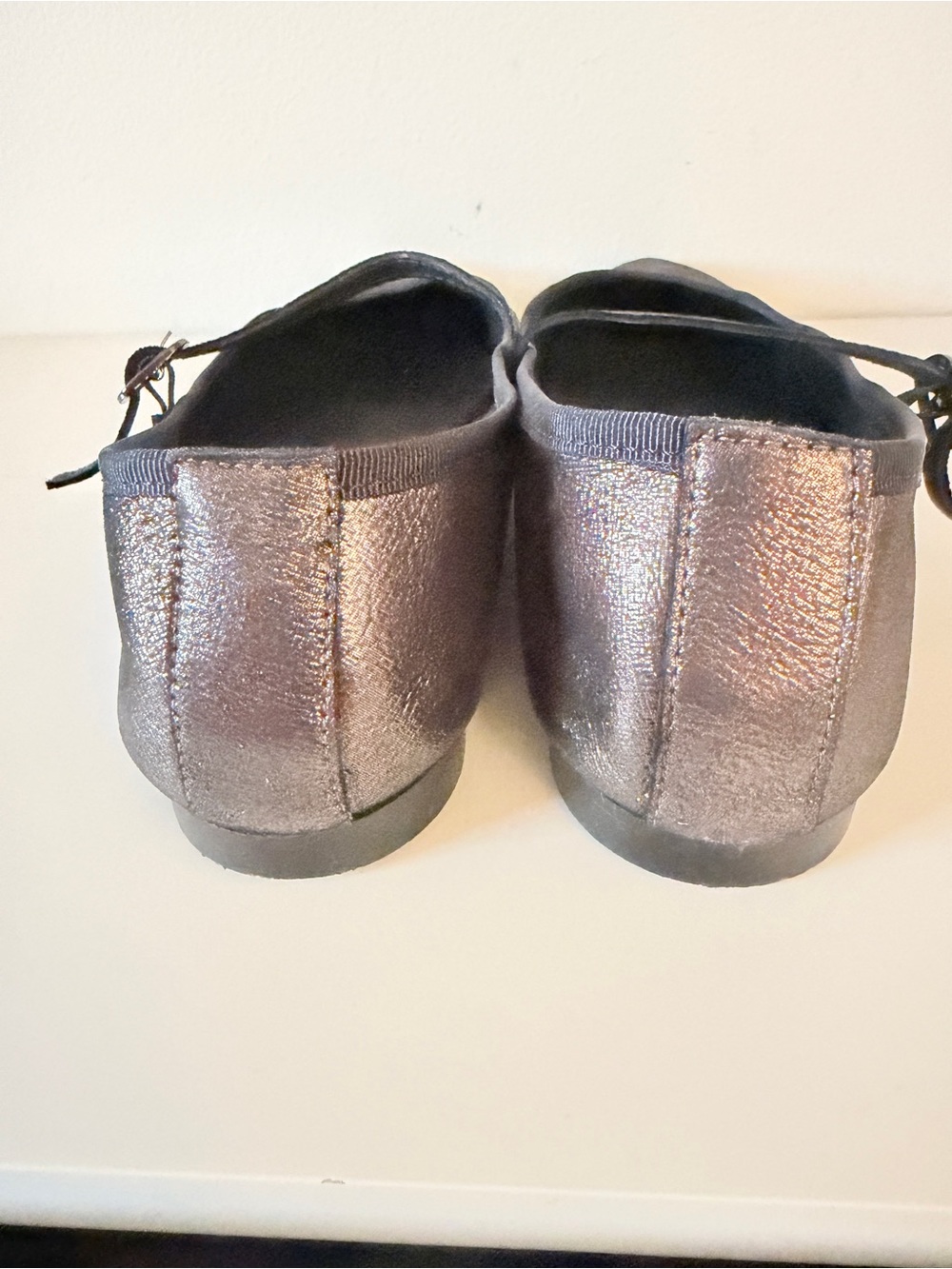Anthropologie Maypol Metallic Mary Jane Flats Leather Made in Spain. Sz 38 - Picture 5 of 6